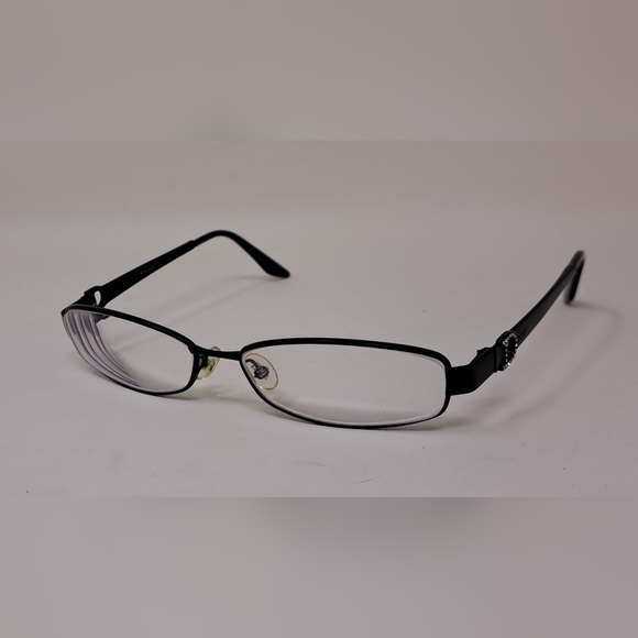 Christian Dior Womens Eye Glasses Frames Crystals Black Vintage CD3684 54-15-130 - Picture 9 of 15